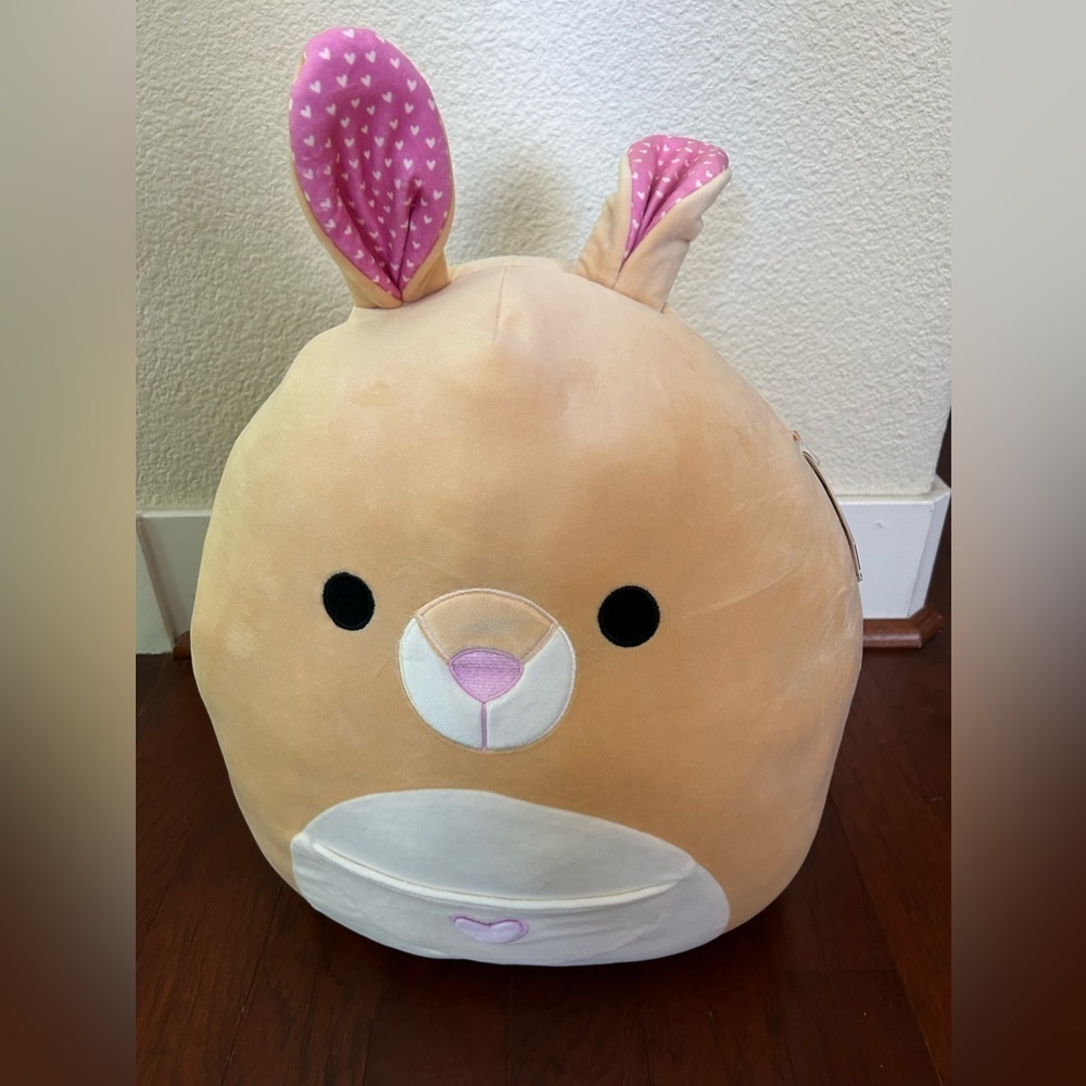 RARE Squishmallow Valentines 2025 Keely the Kangaroo 16 inch NEW with Tags FTM - Picture 3 of 10